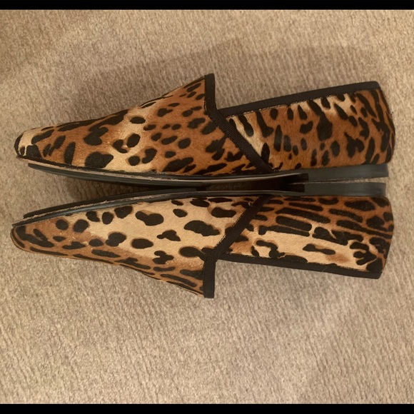 Gentle Souls leopard slip on loafers - Picture 2 of 2